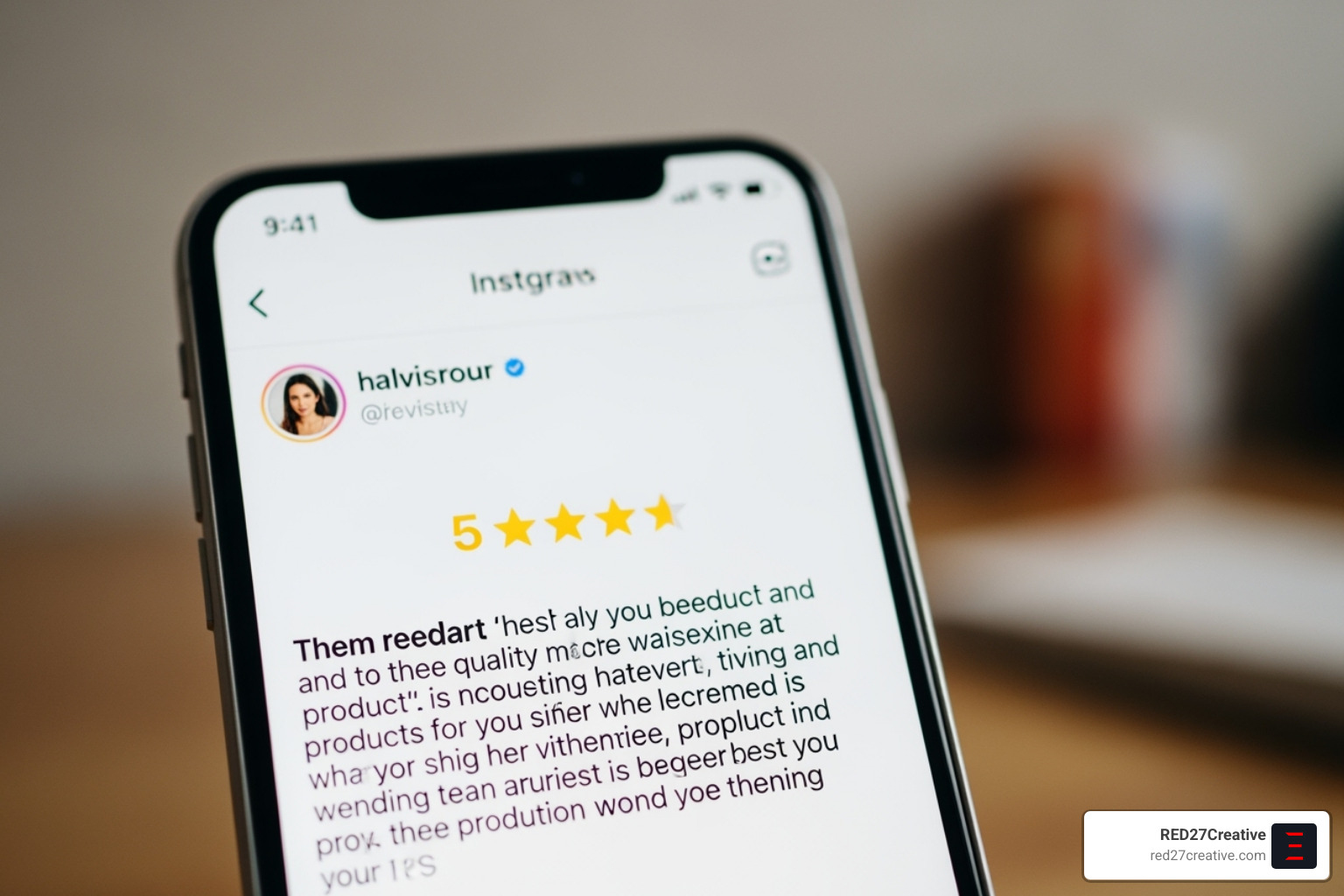 A social media post showcasing a 5-star customer review - air conditioning marketing strategy A social media post showcasing a 5-star customer review - air conditioning marketing strategy