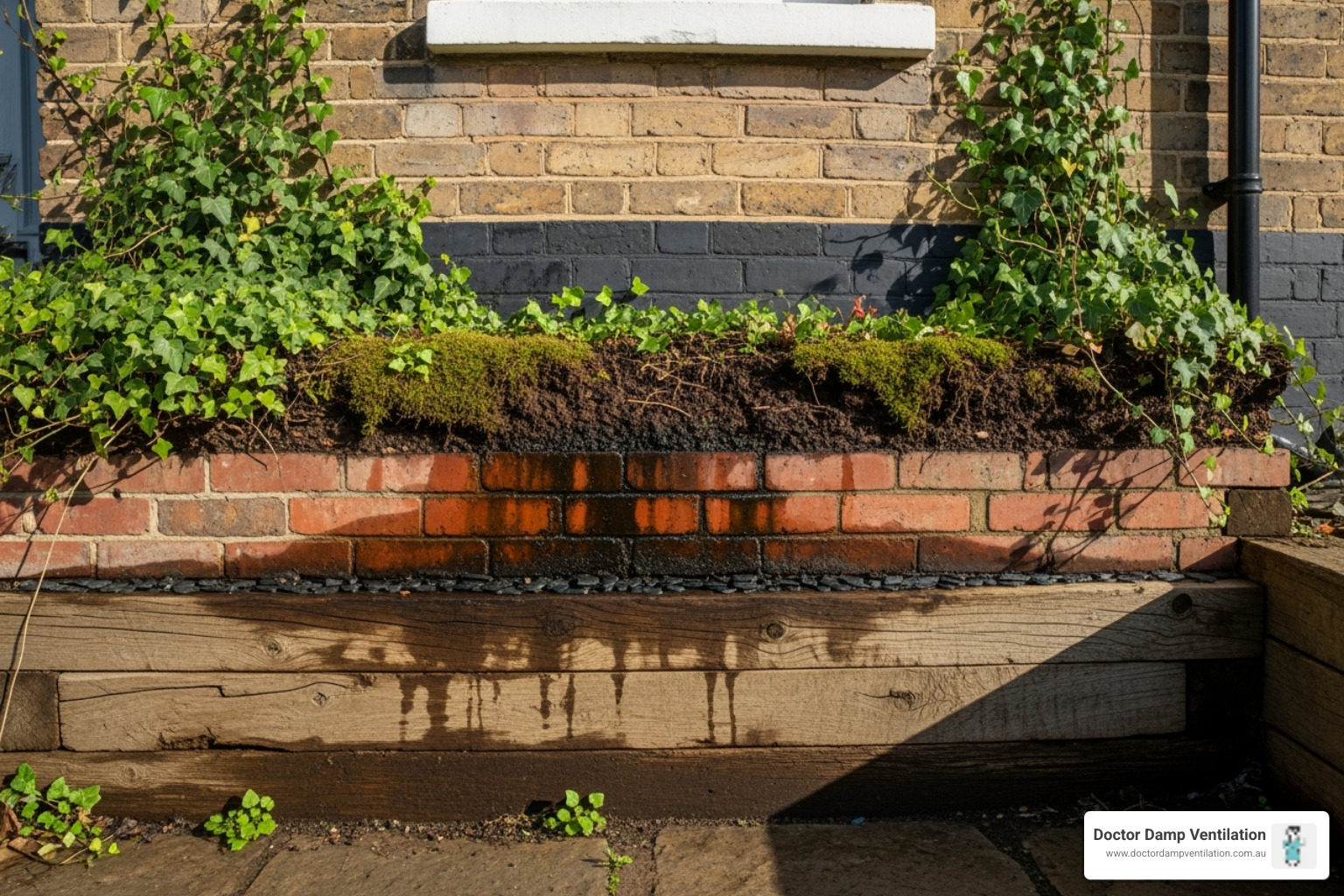 raised garden bed bridging DPC - how to fix rising damp