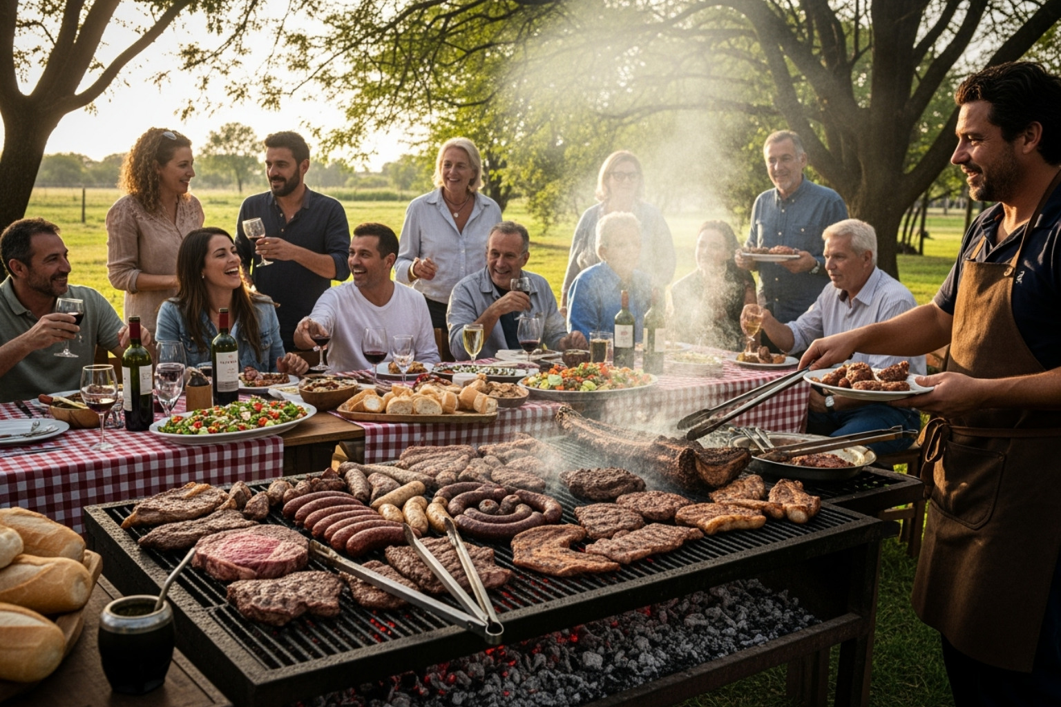 traditional Argentine asado gathering - Exotic food experiences