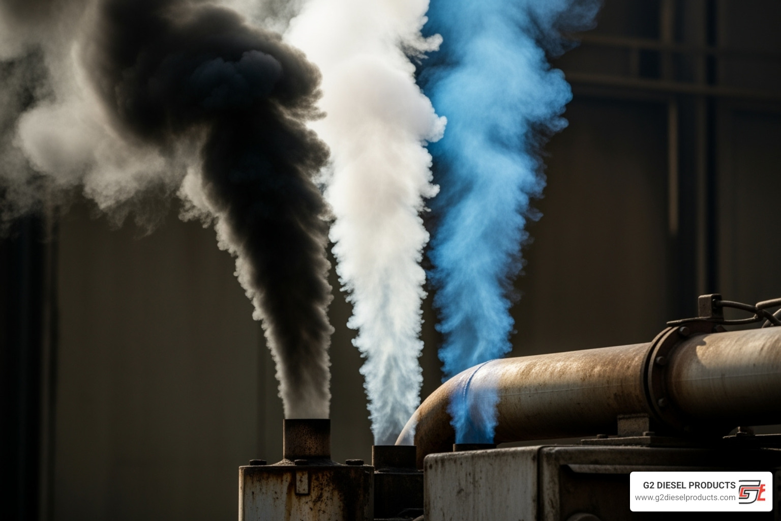 Diesel Exhaust Smoke Colors - Fuel injector problems diesel