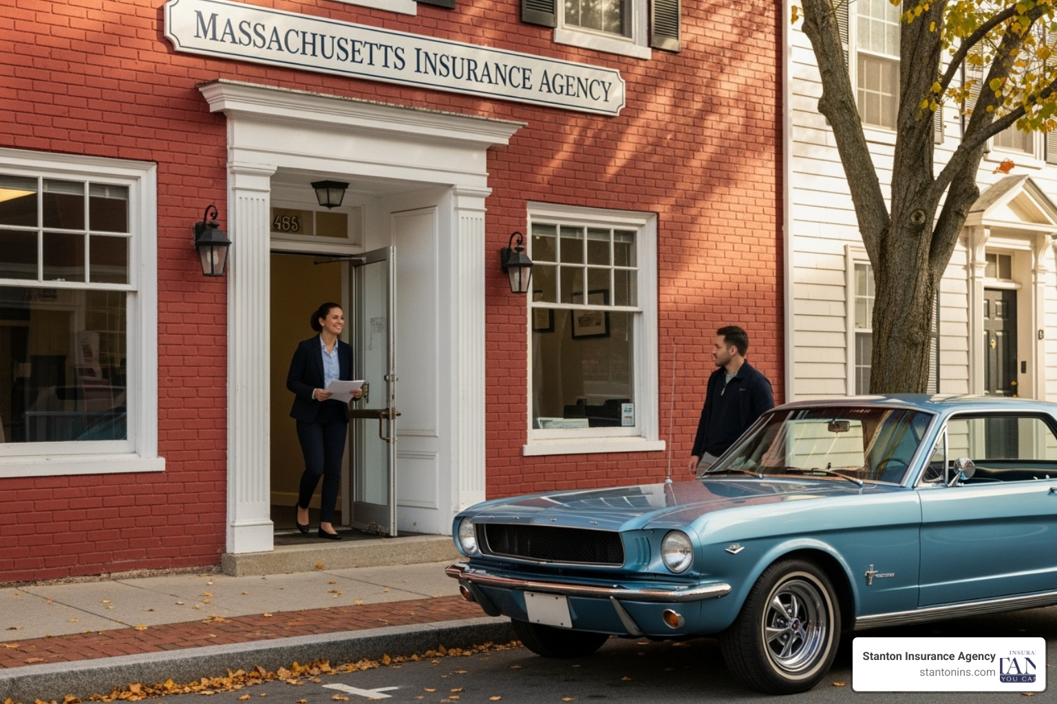 A person comparing car insurance quotes on a laptop - how to get car insurance in massachusetts