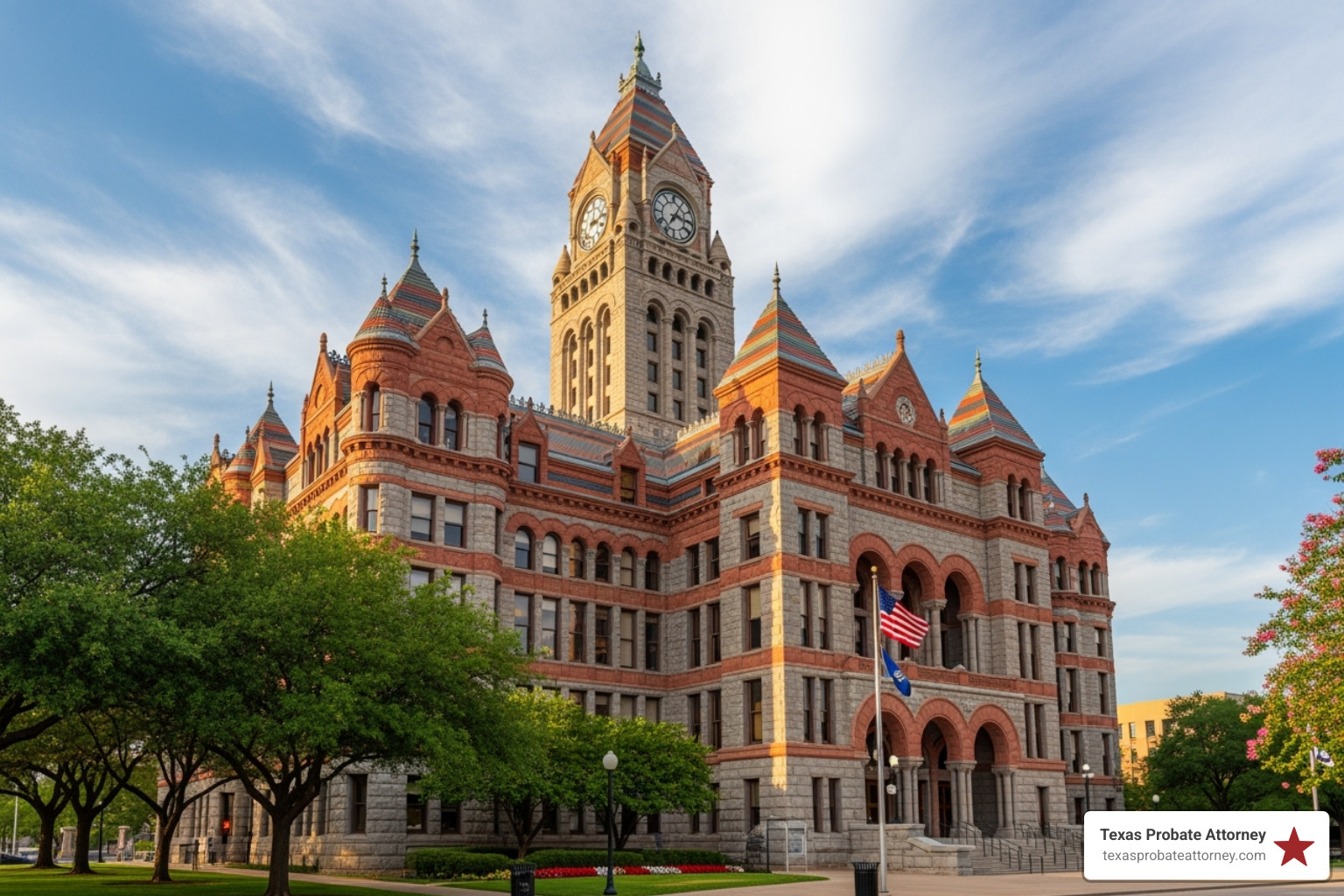 Tarrant County Courthouse exterior - probate attorney cost