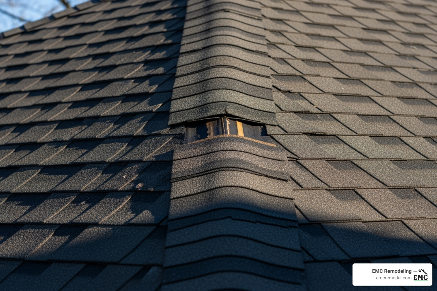 professionally repaired roof - exterior home repair