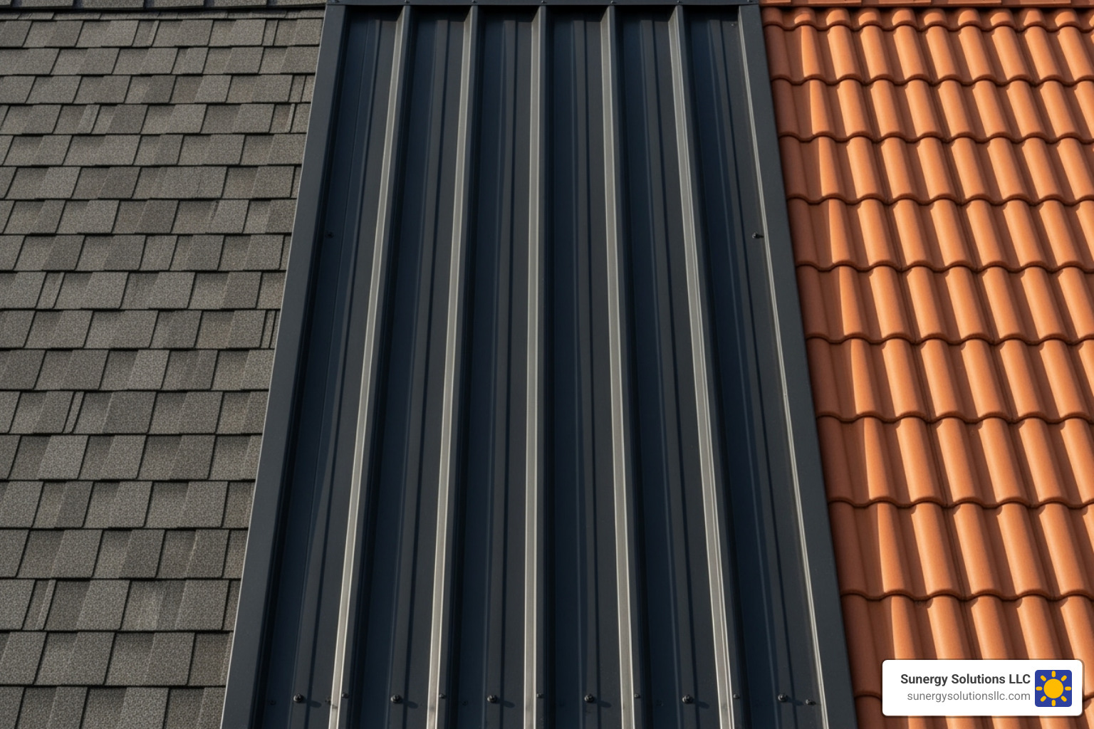Various roofing materials like asphalt shingles, metal, and tile suitable for solar panels - do solar companies replace your roof Various roofing materials like asphalt shingles, metal, and tile suitable for solar panels - do solar companies replace your roof