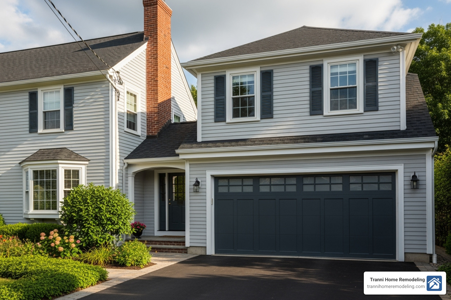 A two-story attached garage with living space above - attached garage additions A two-story attached garage with living space above - attached garage additions