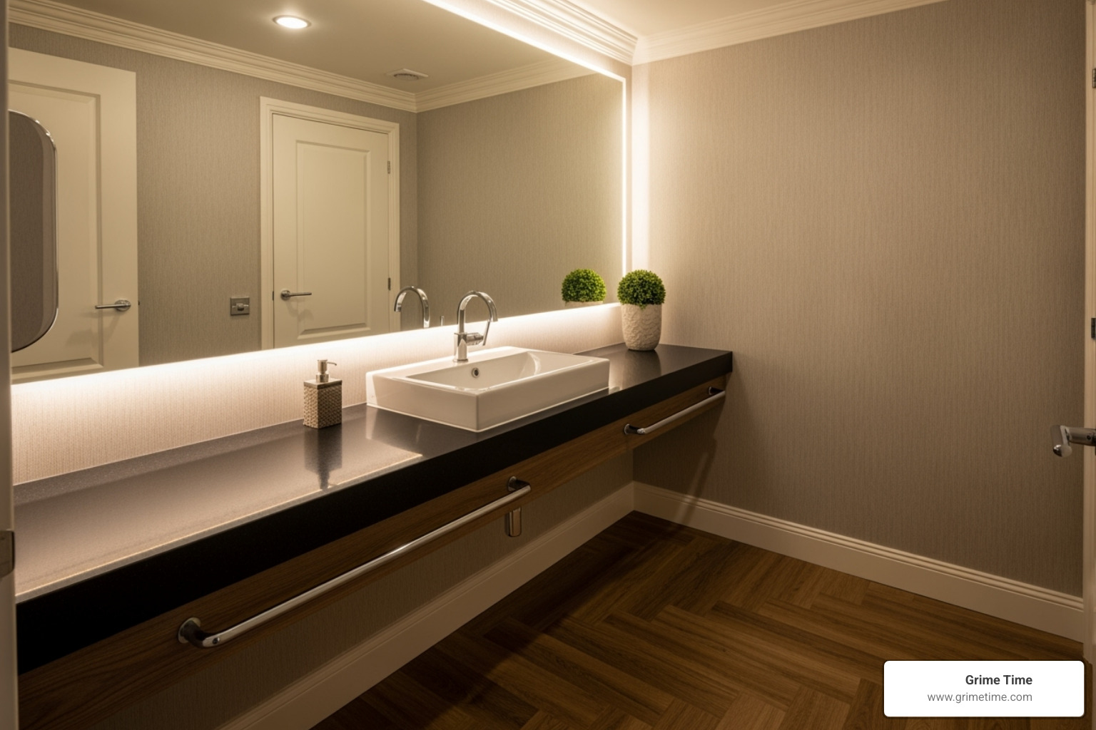 Luxury restroom interior - luxury porta potty