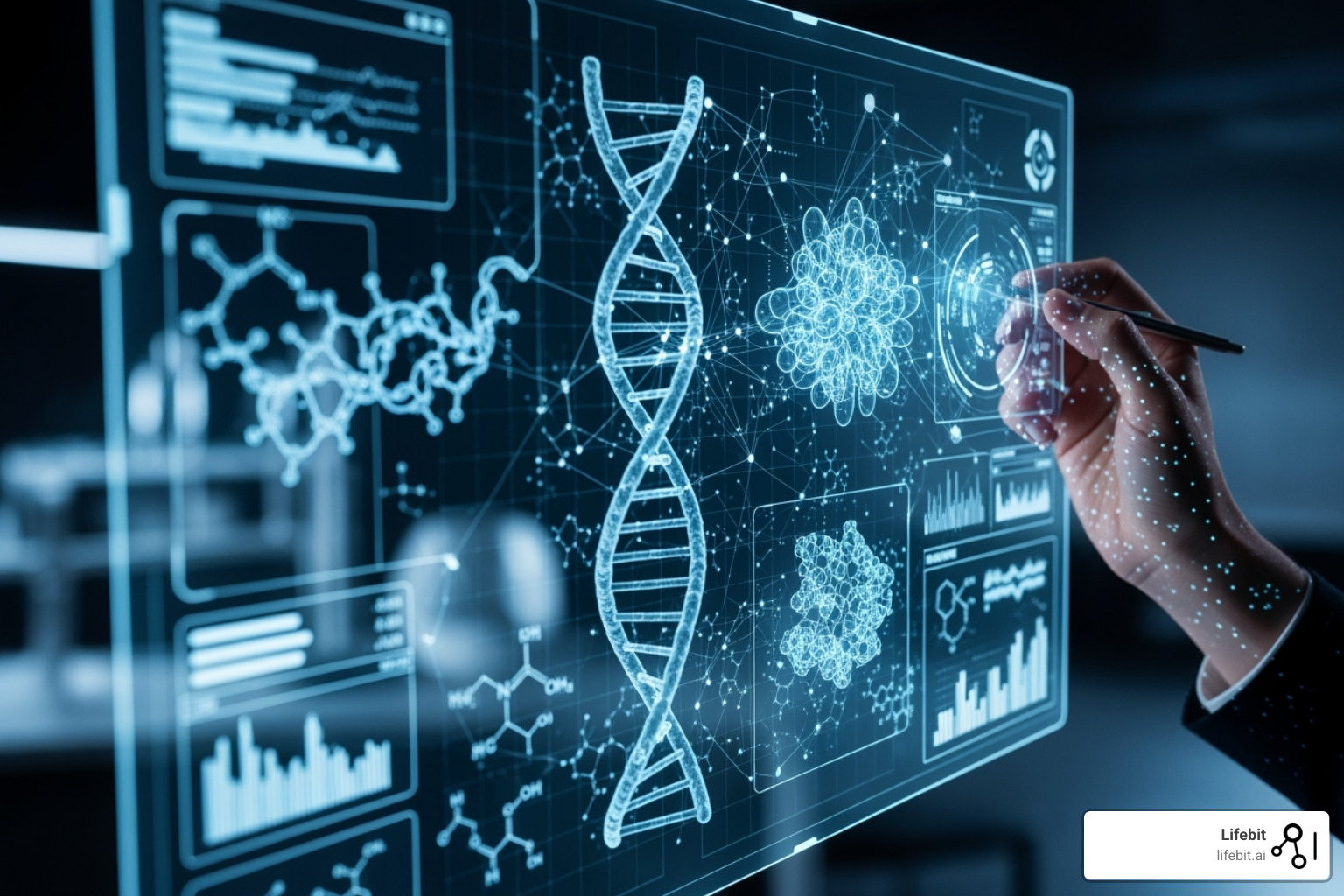 AI-powered molecular modeling interface - drug findy and development