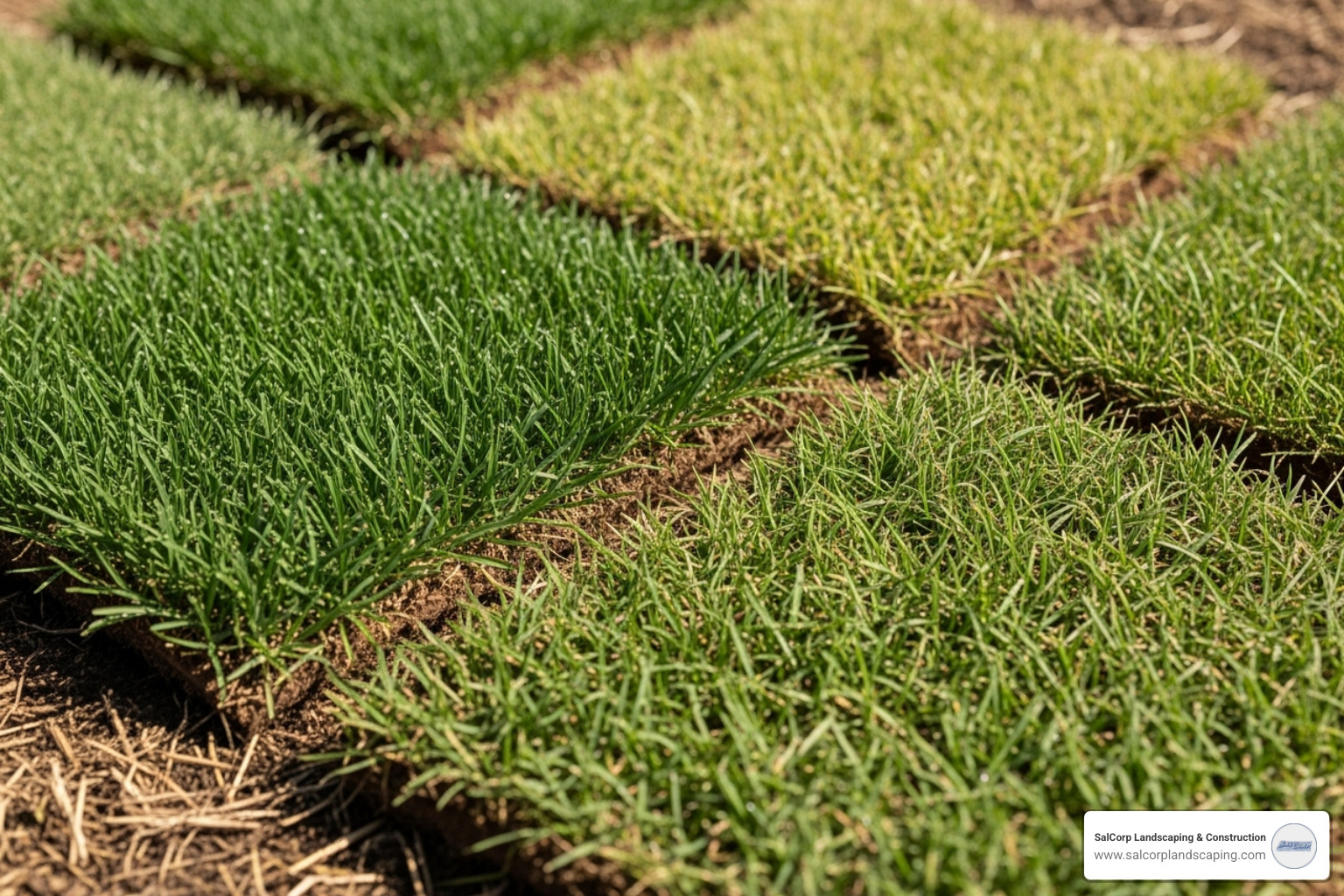 different types of grass sod - companies that lay sod