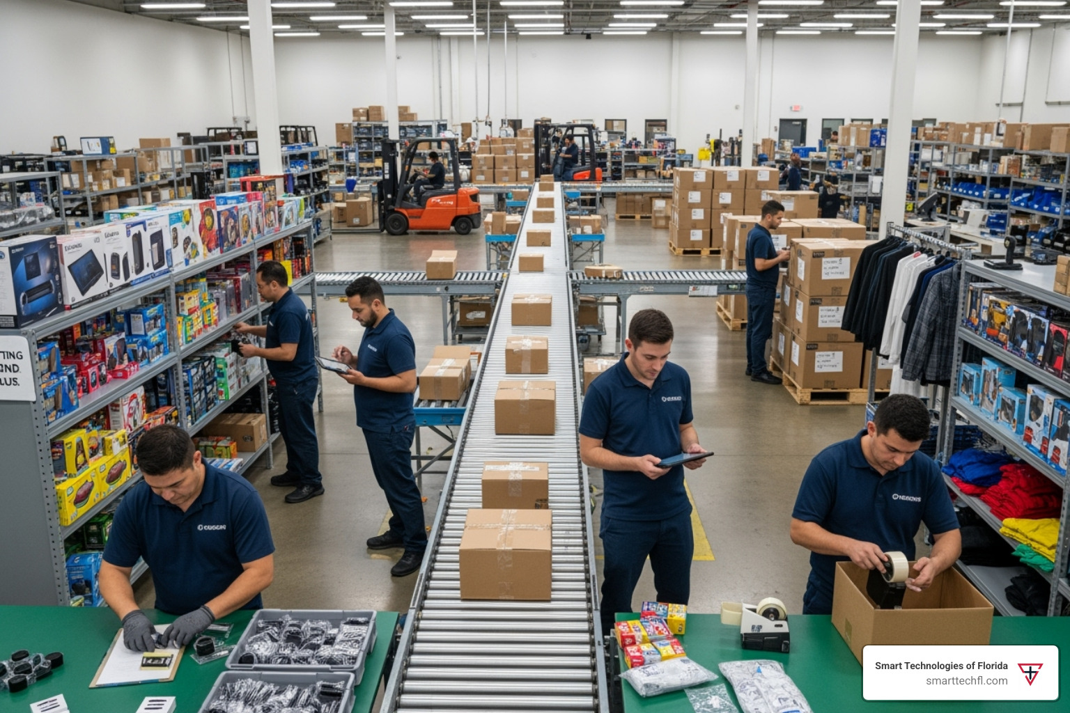 kitting and fulfillment center in operation - commercial printing solutions