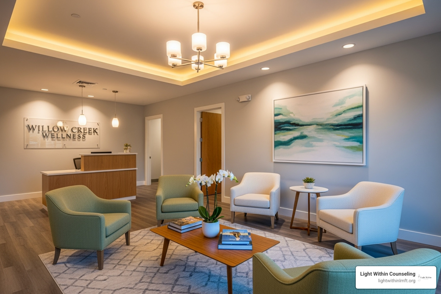 A welcoming and comfortable therapy office entrance - Anxiety Treatment Roseville A welcoming and comfortable therapy office entrance - Anxiety Treatment Roseville