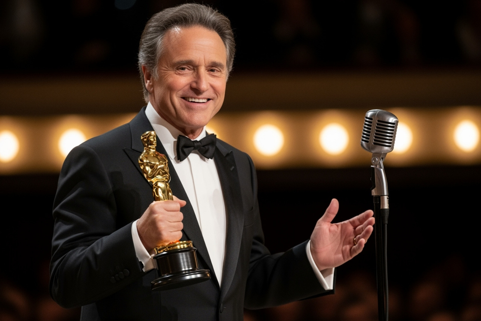 Richard Dreyfuss accepting his Academy Award for "The Goodbye Girl" - richard dreyfuss