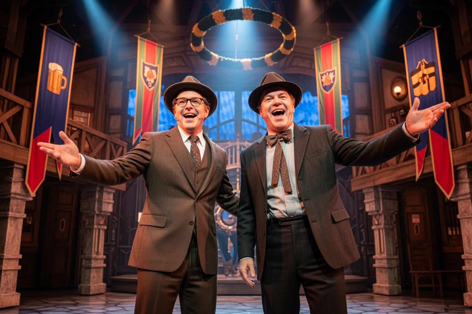 Matthew Broderick and Nathan Lane in The Producers - matthew broderick