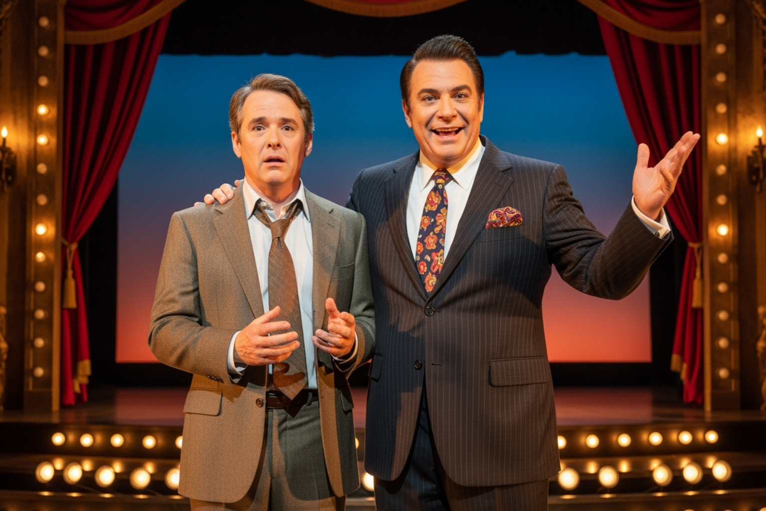 Matthew Broderick and Nathan Lane in The Producers - matthew broderick movies