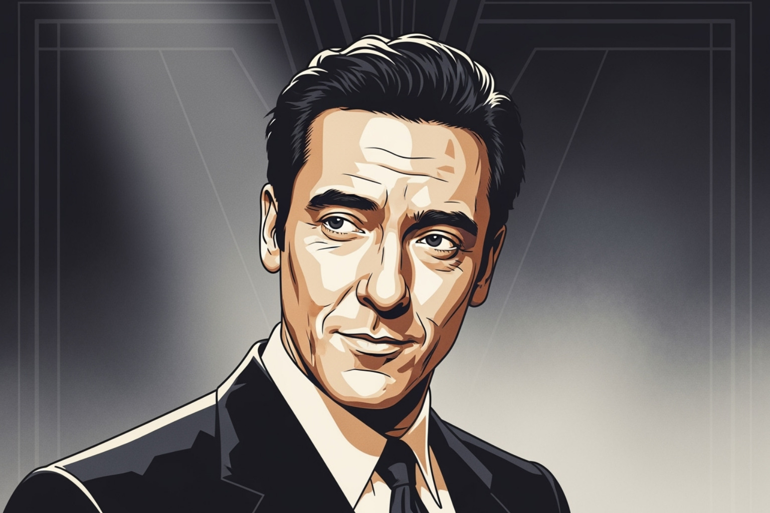 A promotional poster for 'An Evening with John Cusack' - john cusack