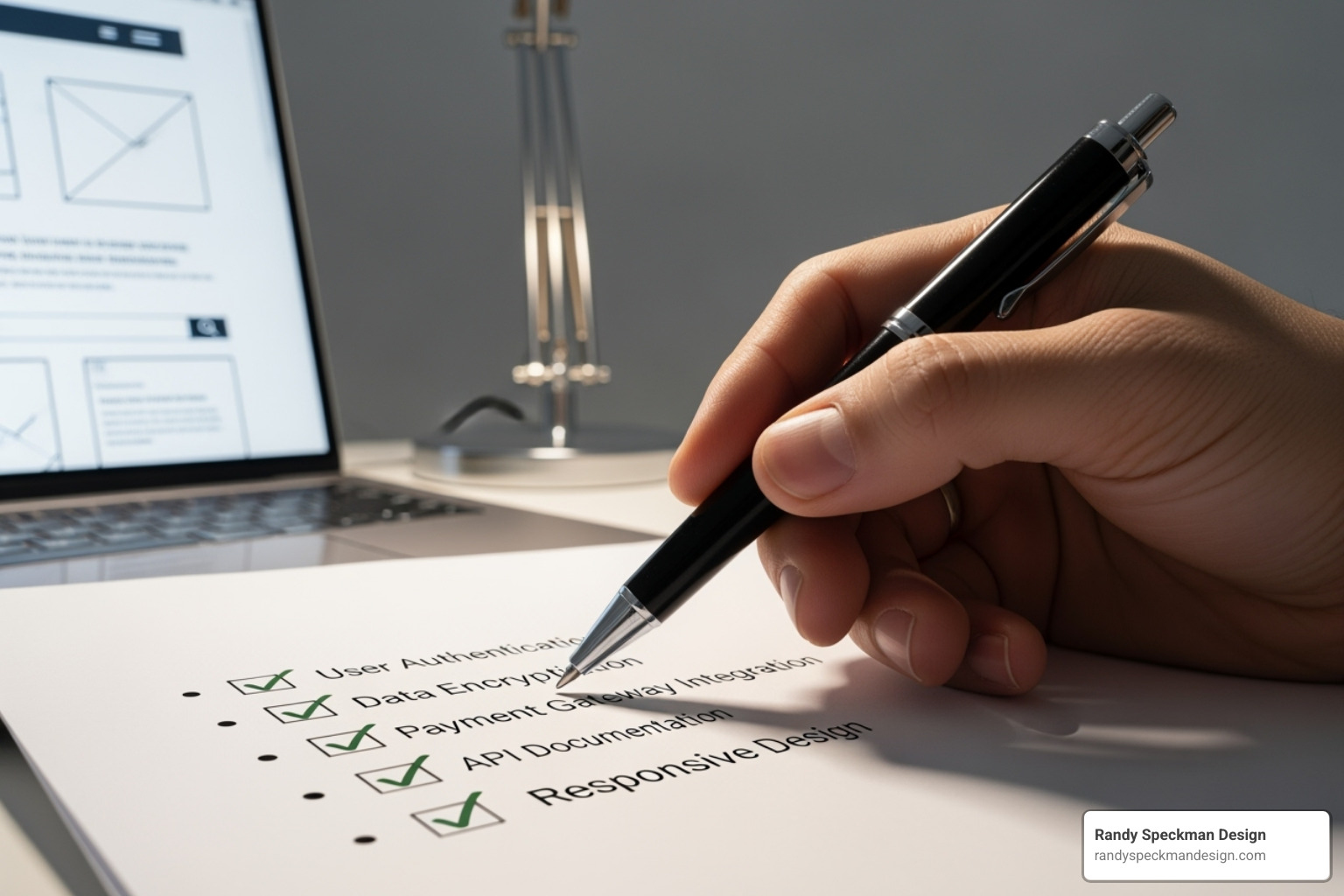 checklist of key landing page features - cheap landing page