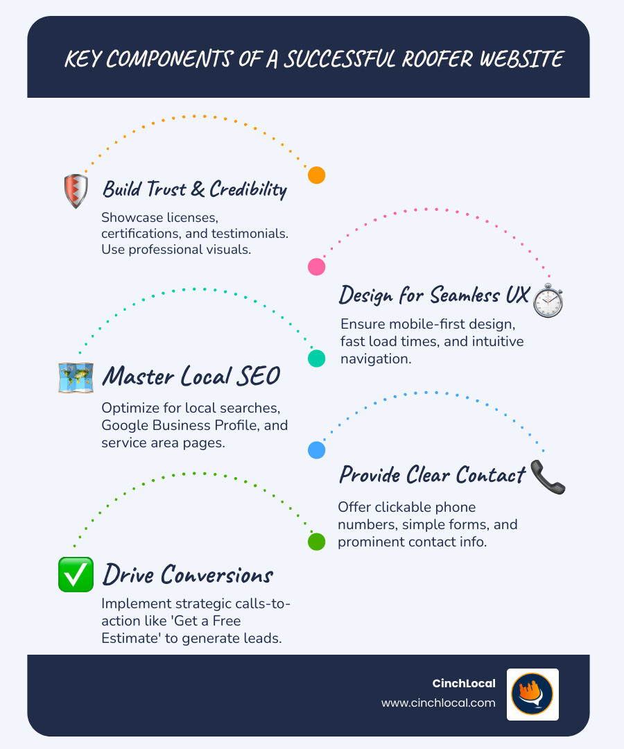 Key elements of a successful roofer website