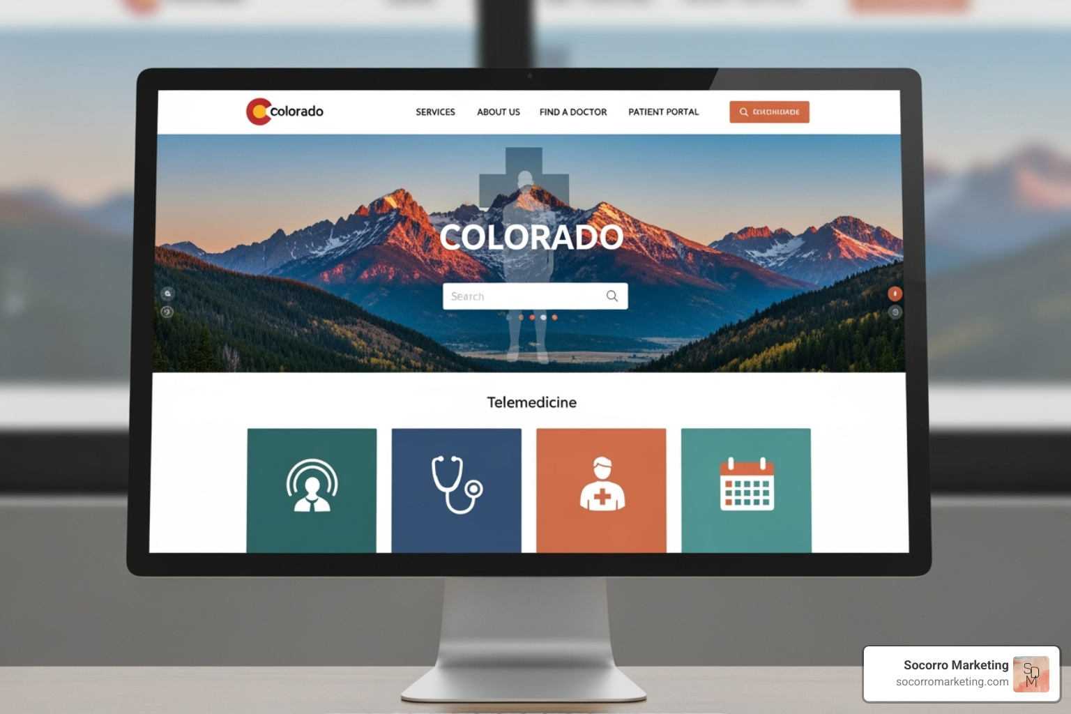 user-friendly online scheduling tool on a smartphone - healthcare website design Colorado user-friendly online scheduling tool on a smartphone - healthcare website design Colorado