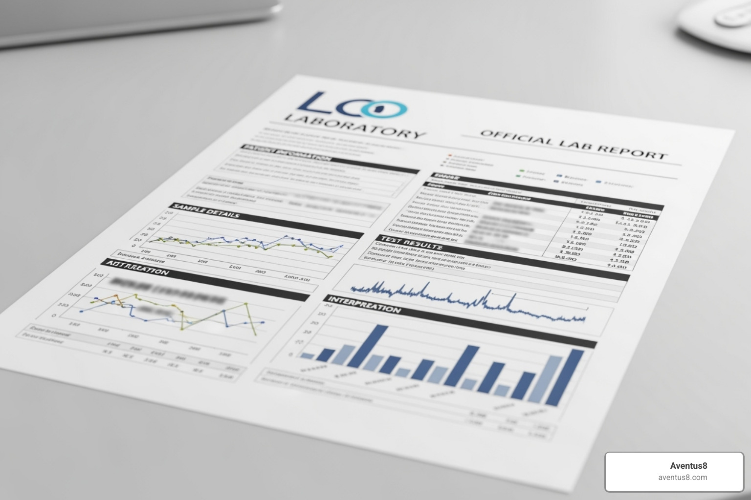 Certificate of Analysis (COA) example - cbd for anxiety