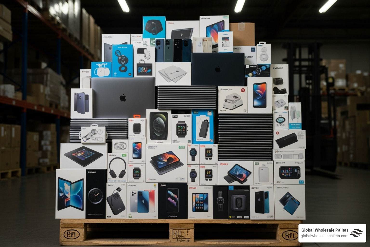 Mixed electronics on a wholesale pallet - iPhone 16 Pro Max Wholesale