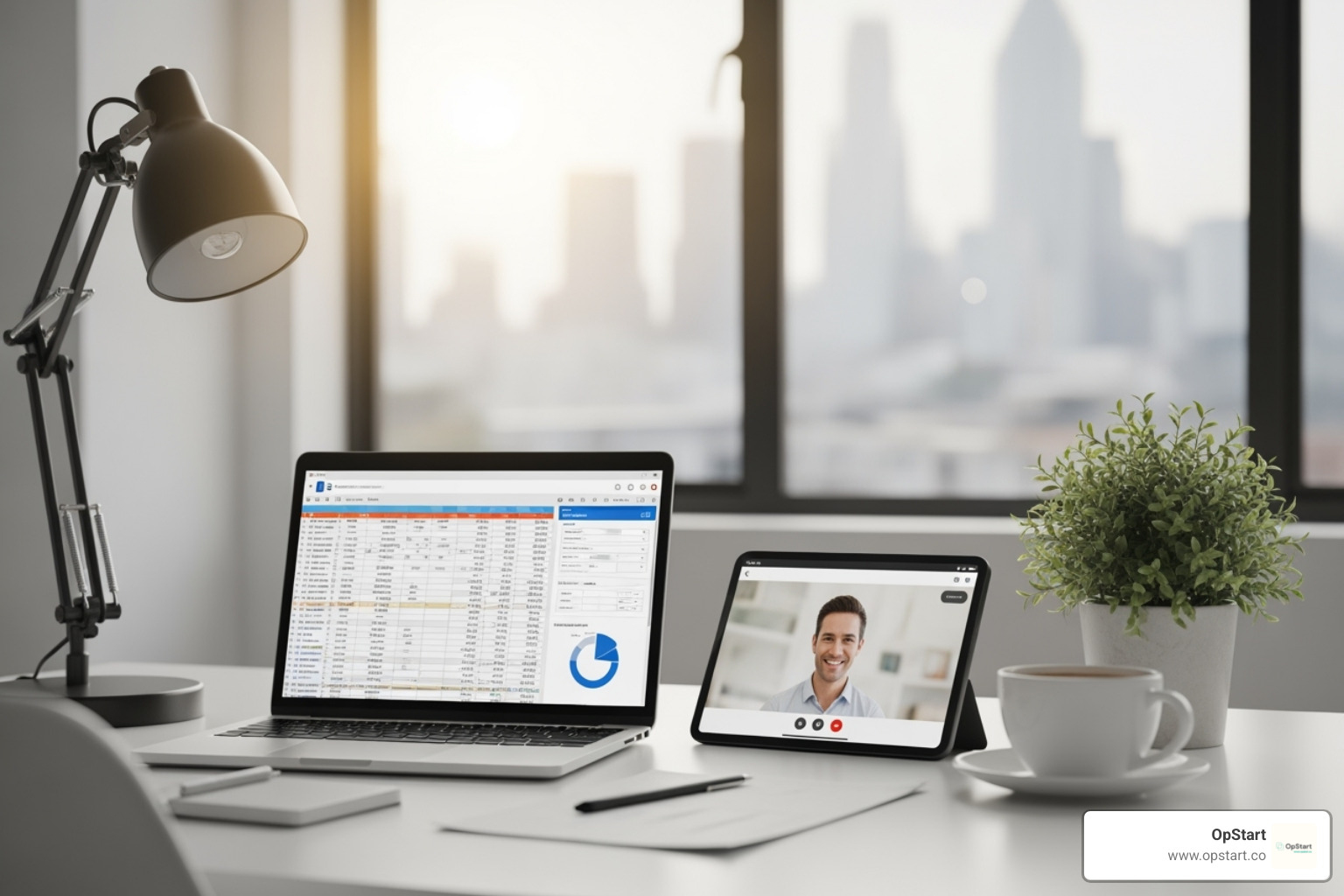 dashboard showing financial services - startup taxes outsourced