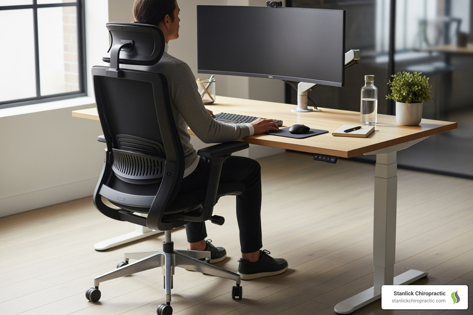 Ergonomic desk setup - Chiropractic Treatment for Headaches Ergonomic desk setup - Chiropractic Treatment for Headaches
