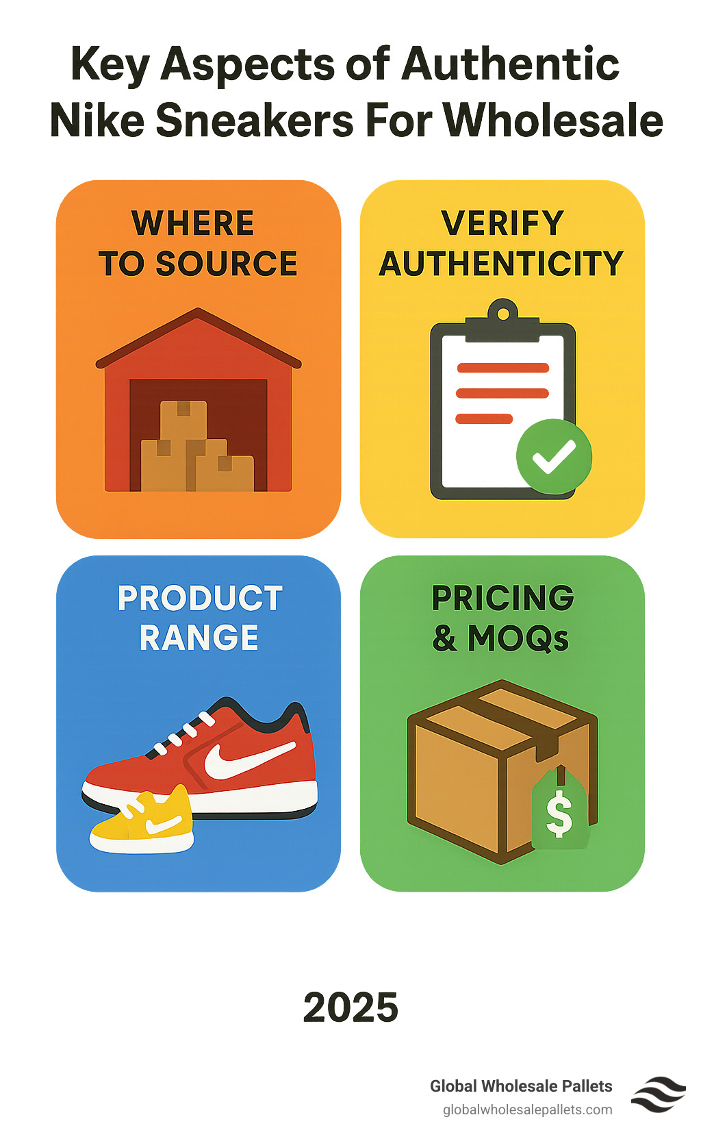 Key Aspects of Authentic Nike Sneakers For Wholesale - Authentic Nike Sneakers For Wholesale infographic 
