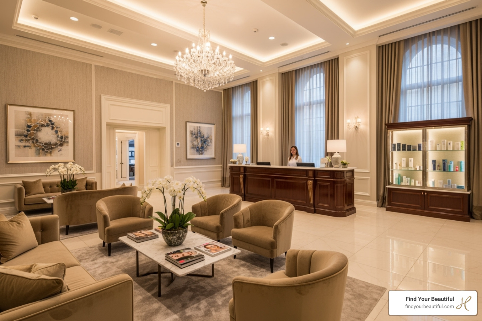 The luxurious and welcoming entrance to a med spa, with neat decor and inviting lighting. - lipo san antonio The luxurious and welcoming entrance to a med spa, with neat decor and inviting lighting. - lipo san antonio