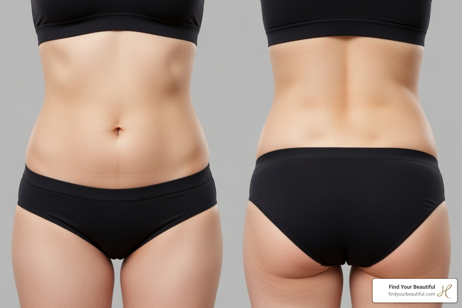 Image illustrating a good candidate for Lipo 360 with localized fat deposits on the torso, highlighting areas like the abdomen, flanks, and lower back - lipo 360 san antonio