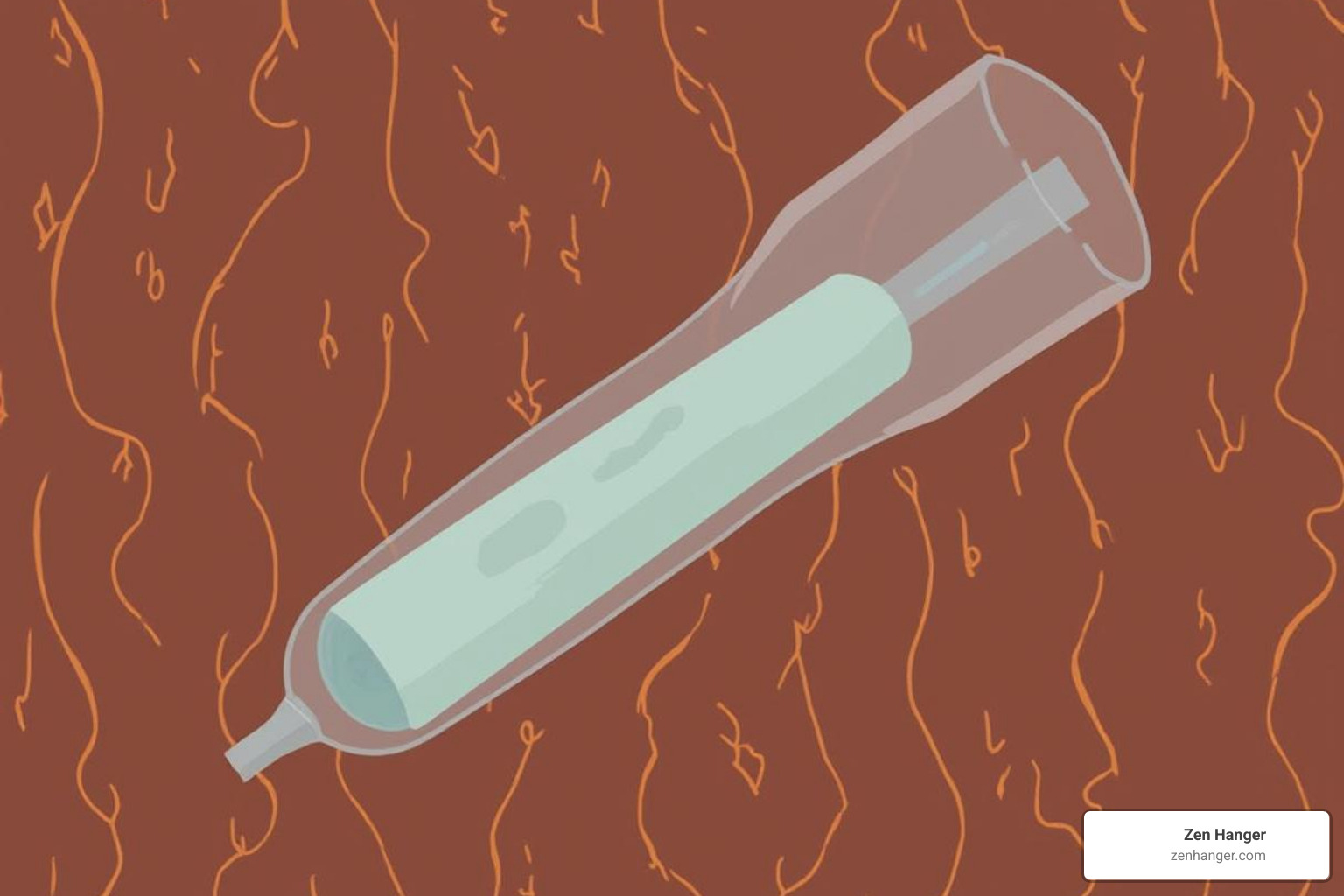 Image illustrating the mechanism of a penile traction device, showing gentle, consistent tension applied to the penis, and a magnified view of cells multiplying and tissue expanding - safe penile improvement