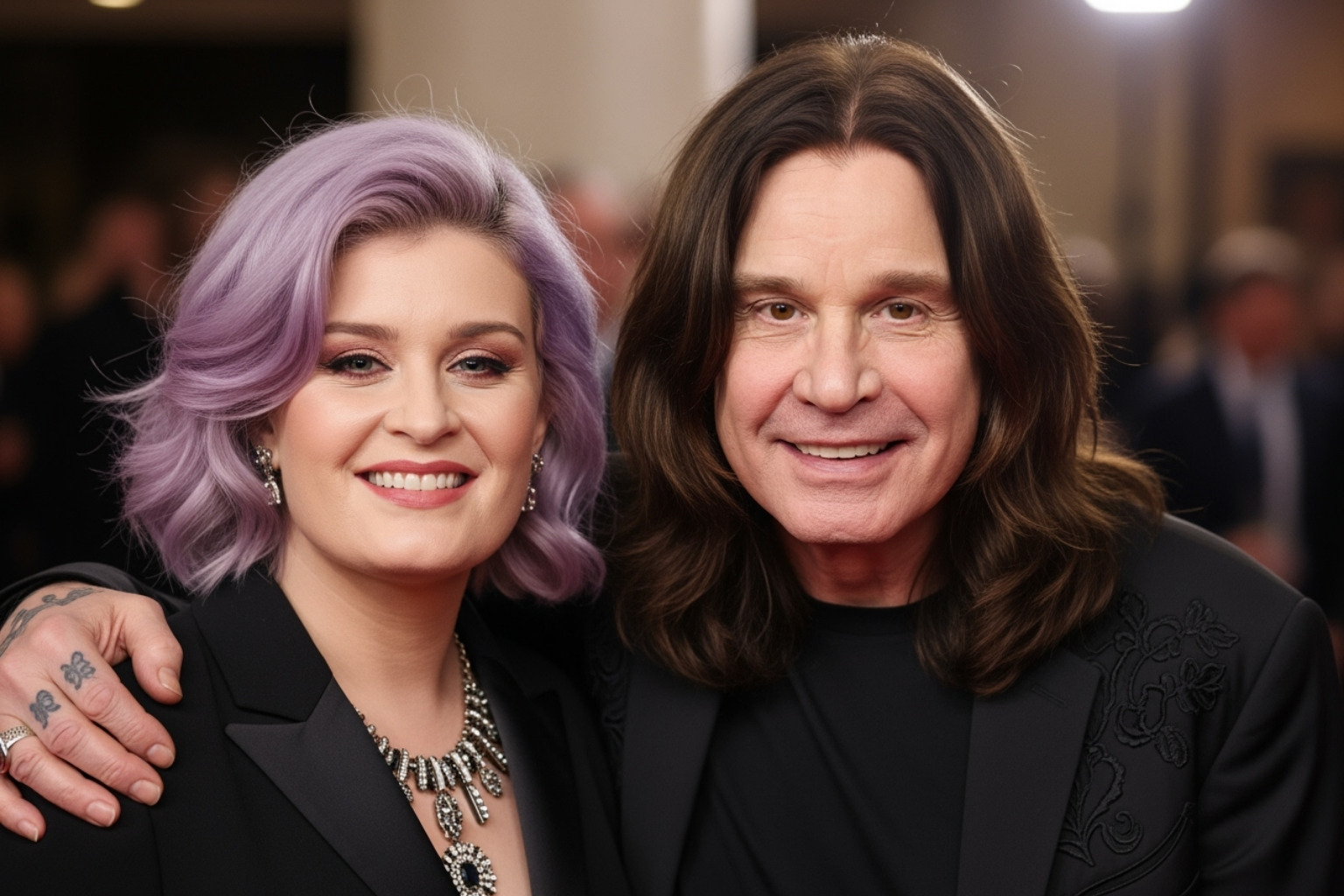 Kelly and Ozzy Osbourne together - kelly osbourne