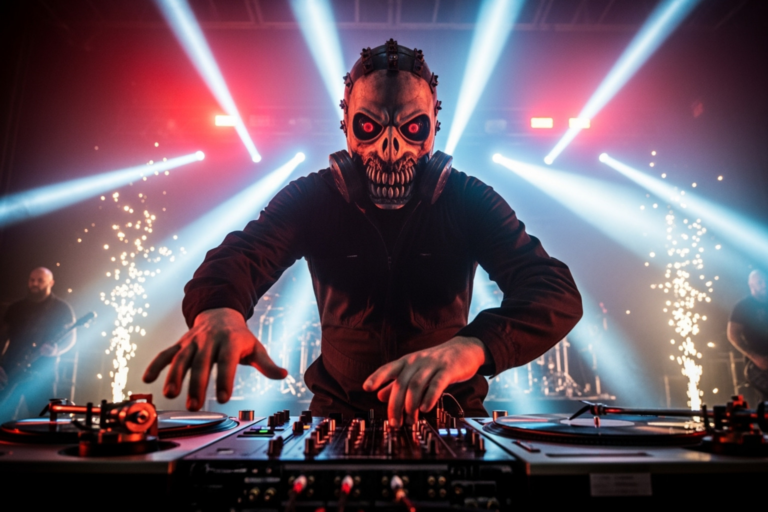 Sid Wilson performing with his turntables -  sid wilson