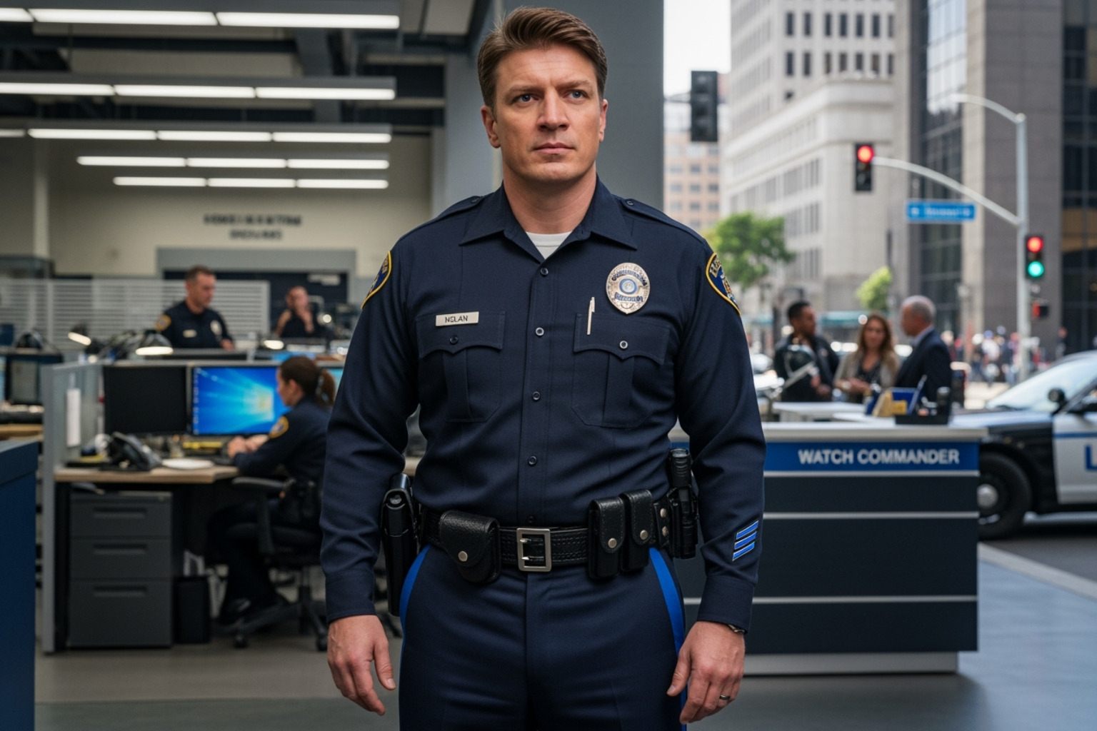 Nathan Fillion as John Nolan in The Rookie - nathan fillion movies and tv shows