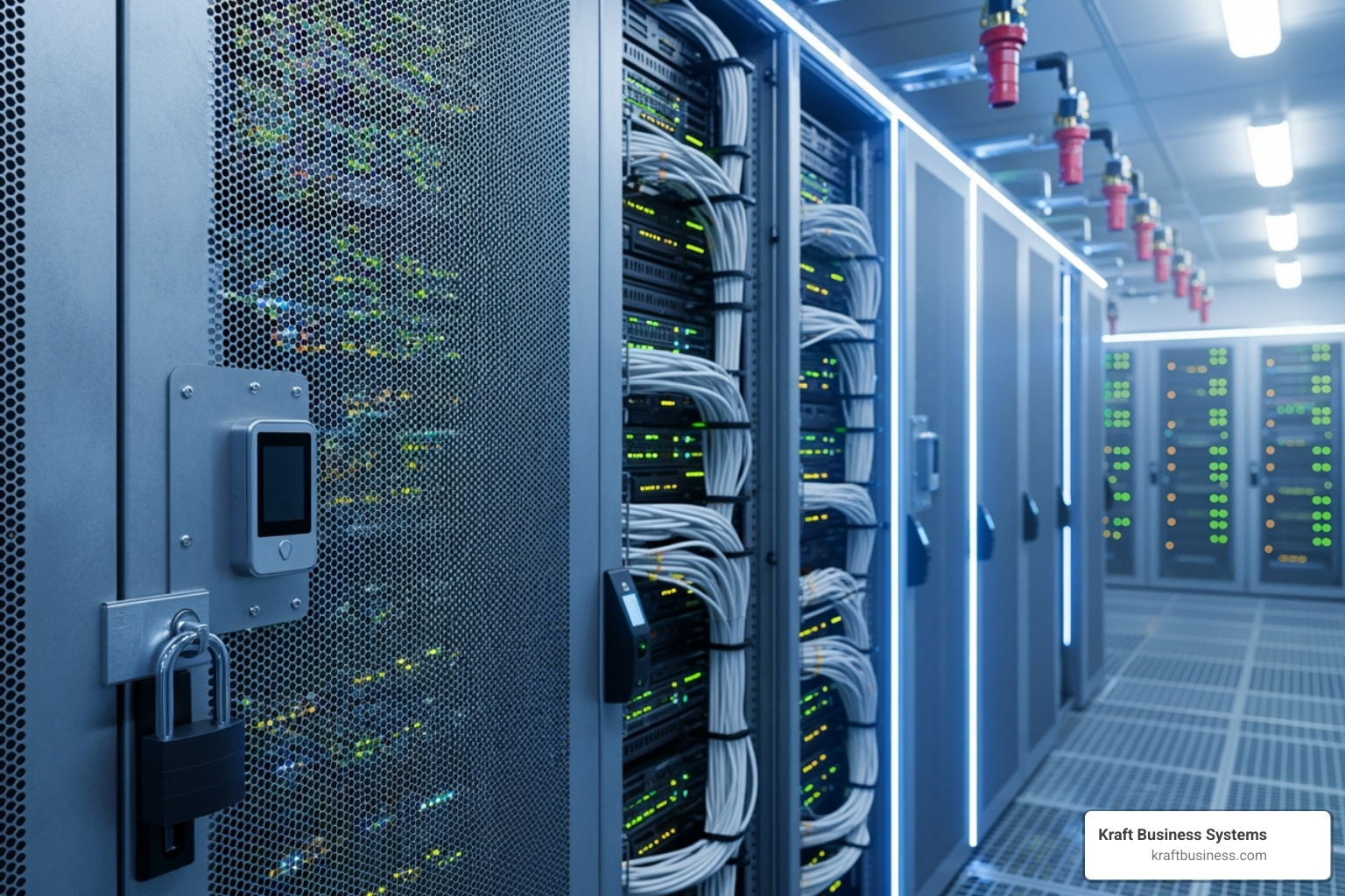 secure server rack - Small business IT consultancy