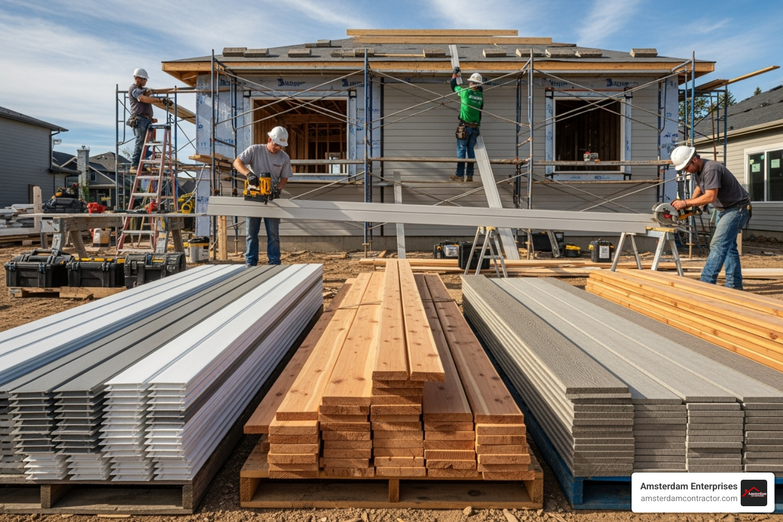 Siding cost breakdown chart showing material, labor, and additional costs - best siding companies near me Siding cost breakdown chart showing material, labor, and additional costs - best siding companies near me