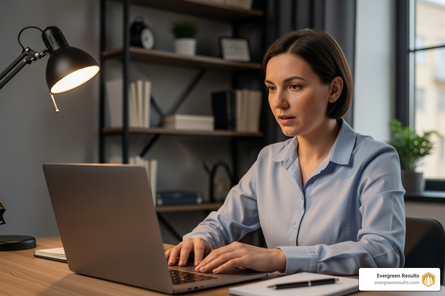 Person on a video call interviewing a potential agency partner - email marketing agencies