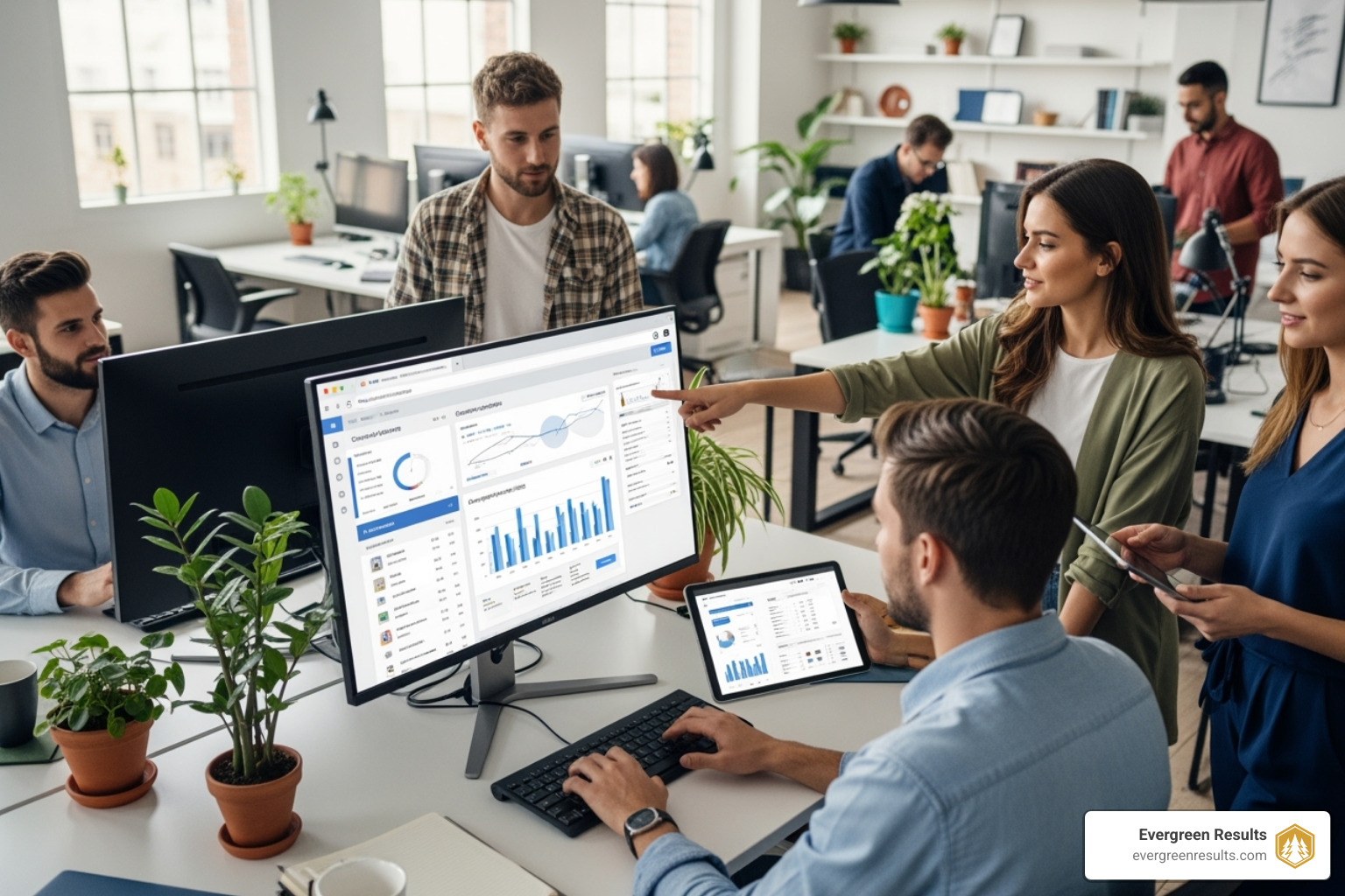Analytics dashboard showing email marketing KPIs - email marketing agencies