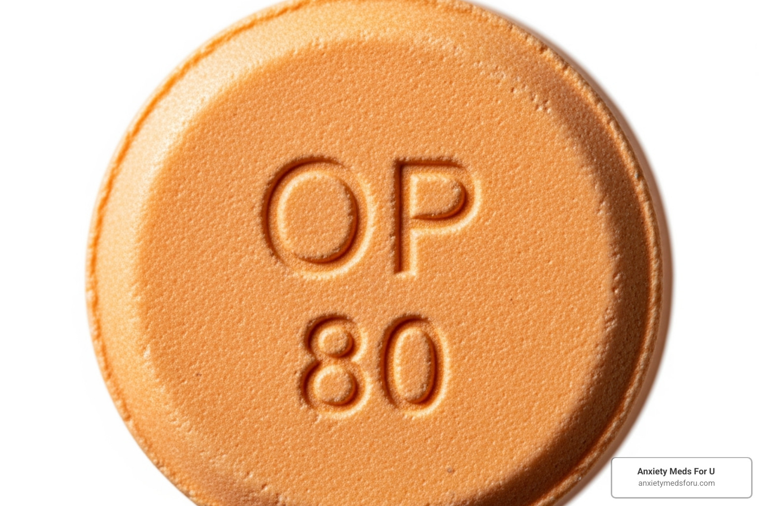 OxyContin pill showing the "OP" stamp and dosage number - what is oxycontin