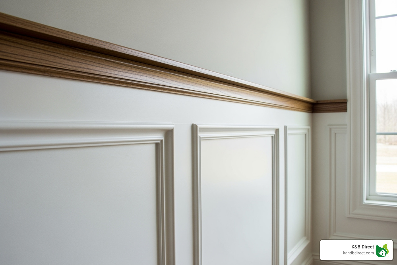a wall featuring a chair rail with wainscoting below it - types of moulding a wall featuring a chair rail with wainscoting below it - types of moulding