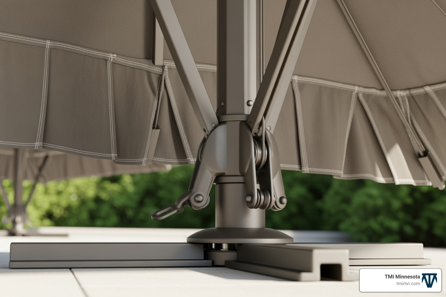 close-up on a shadow umbrella's high-quality fabric and frame - shadow umbrella close-up on a shadow umbrella's high-quality fabric and frame - shadow umbrella