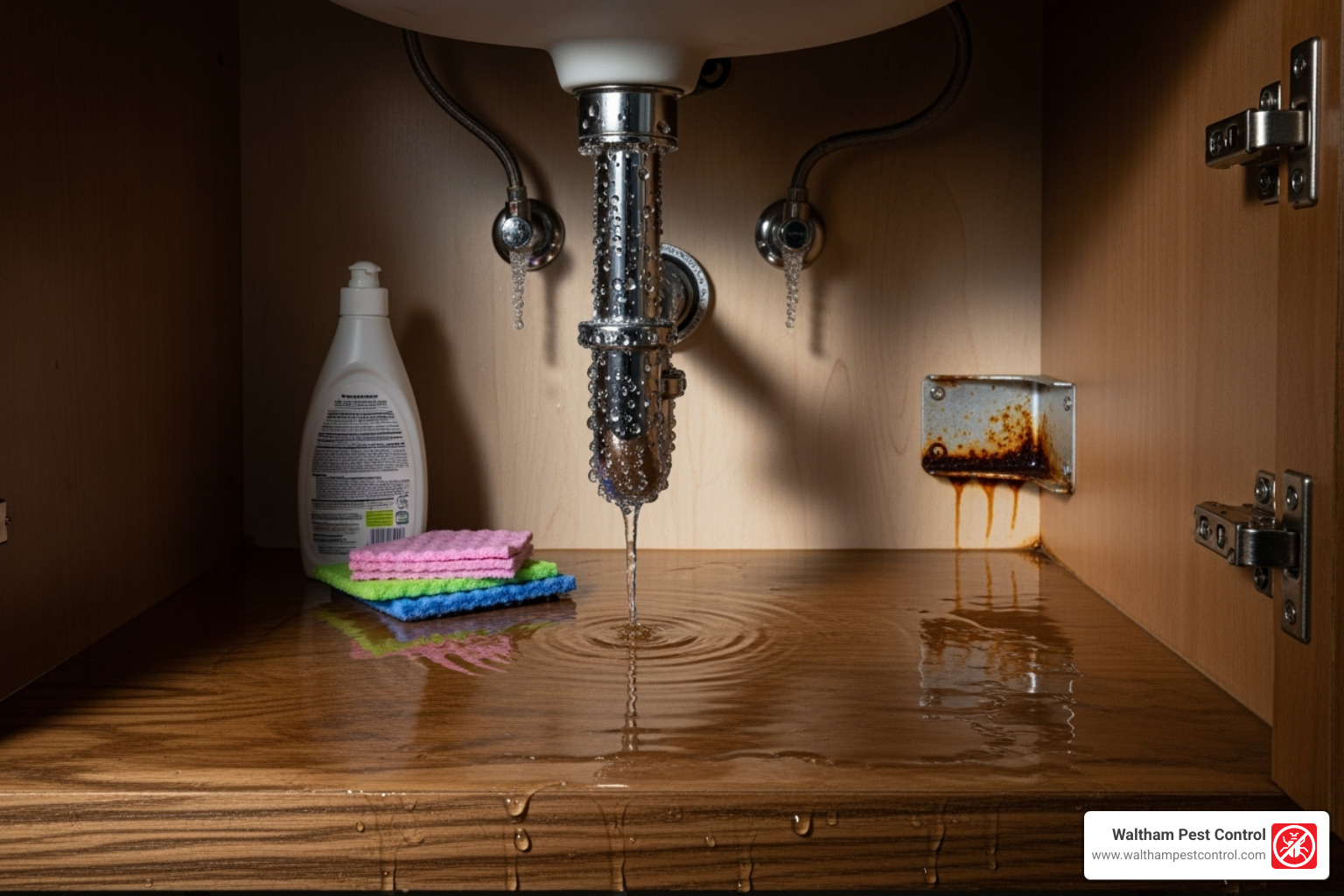 damp bathroom area, like under a sink or a window with condensation - black ants with wings in bathroom