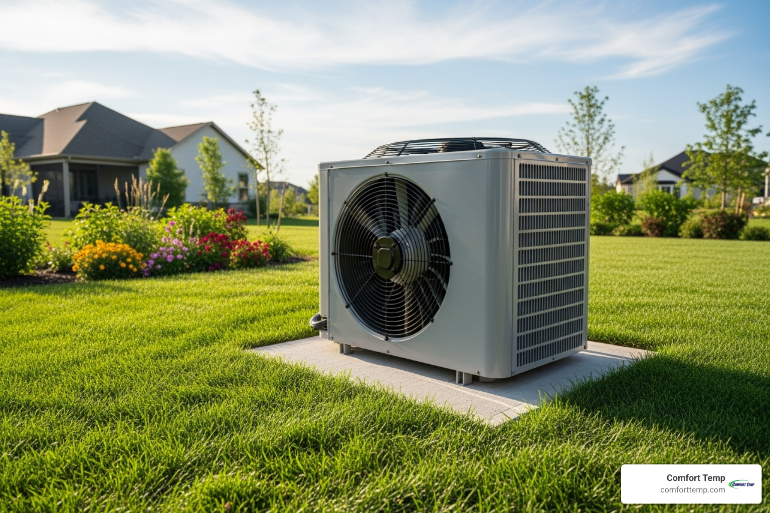 a clean outdoor condenser unit with ample space around it - ac maintenance a clean outdoor condenser unit with ample space around it - ac maintenance