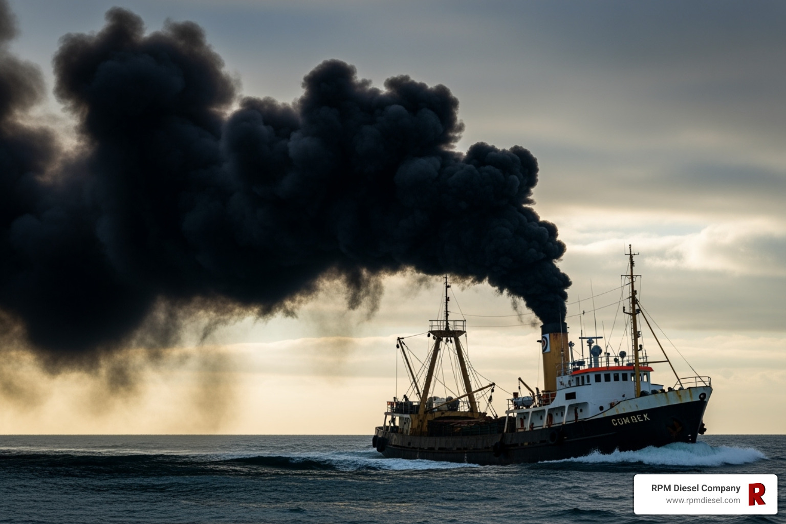 marine engine emitting excessive smoke - bosch injector pump