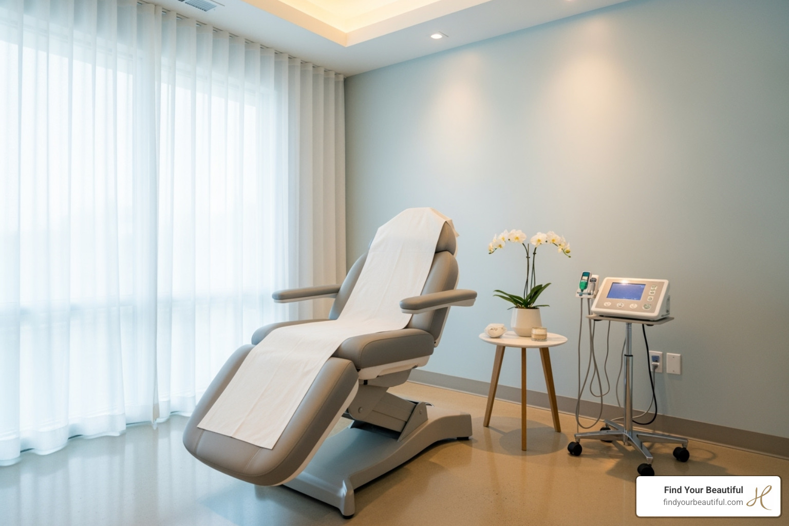 Image of a serene and professional treatment room setting - Injectables (Botox, Juvéderm, RHA, Sculptra) - Local