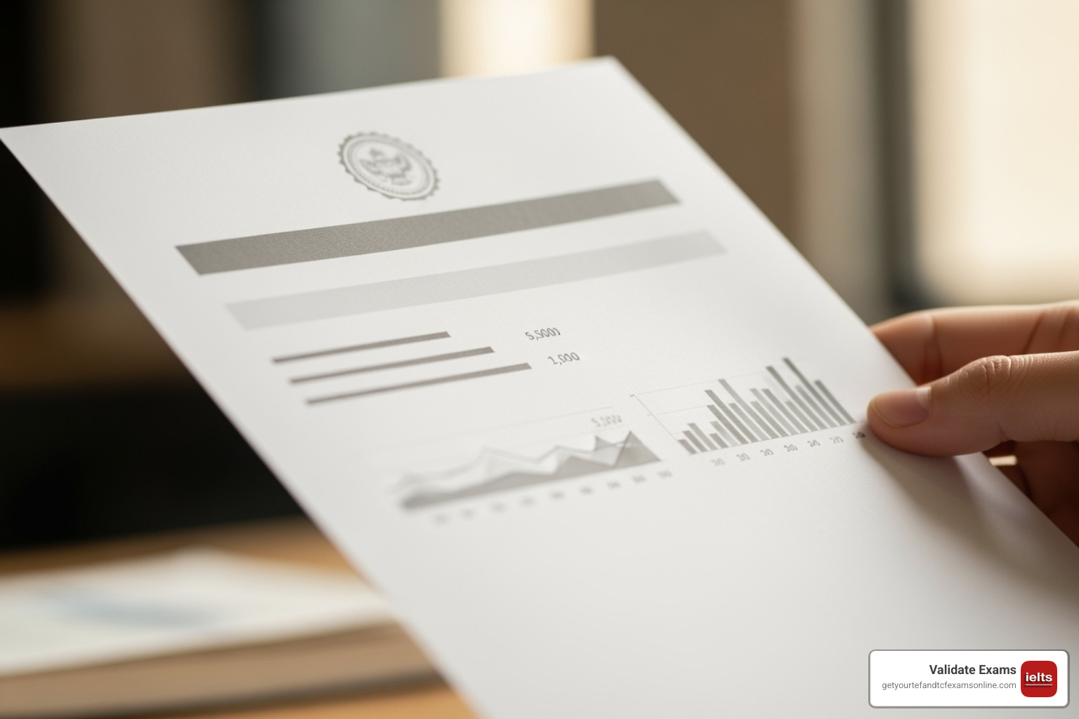 Sample TOEIC Official Score Report - TOEIC certificate online