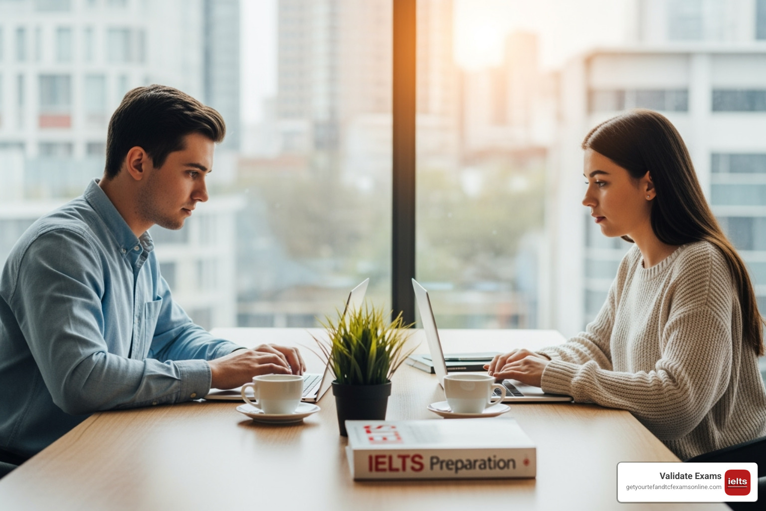 Person successfully receiving their visa - IELTS for visa