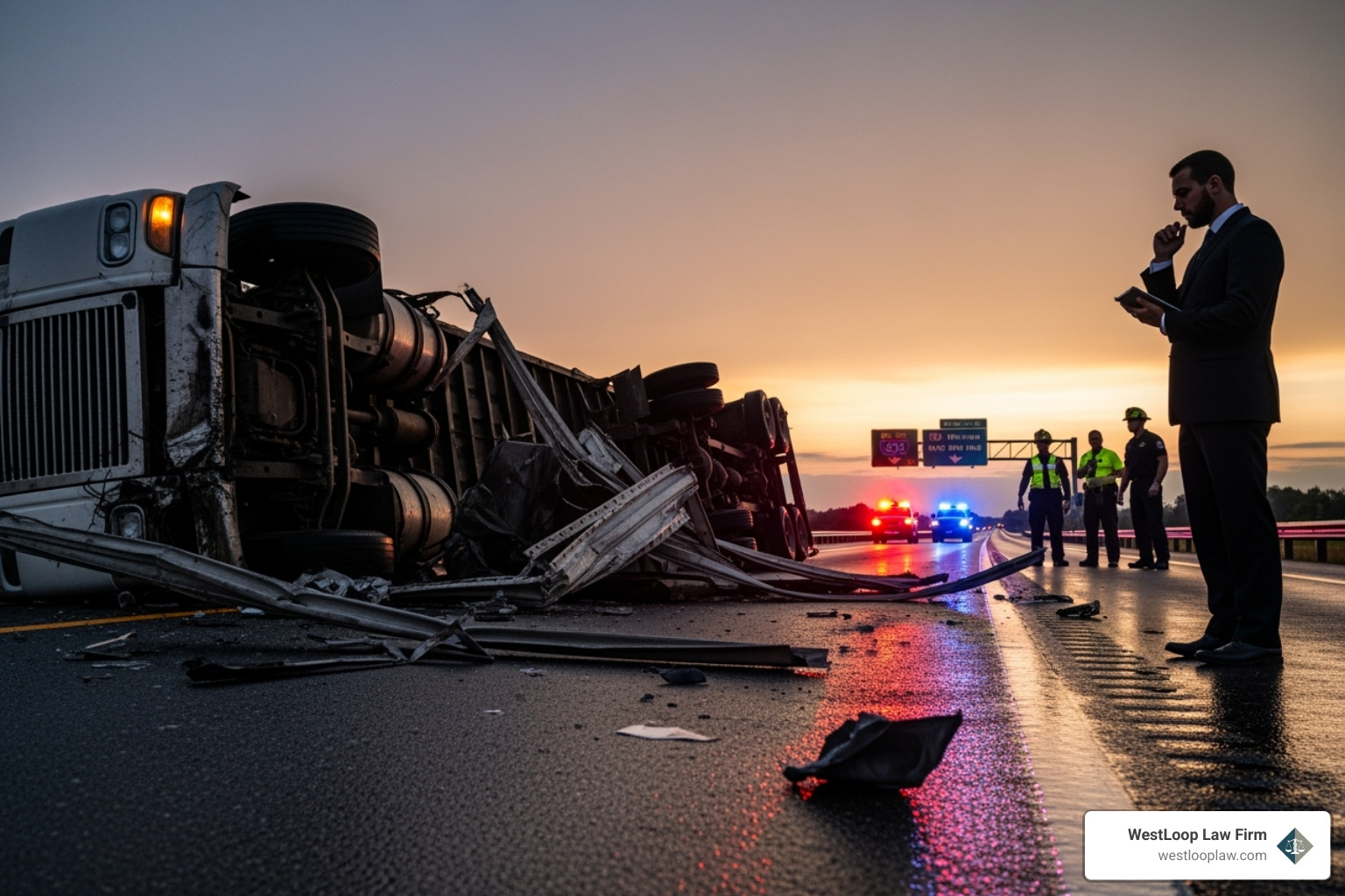 truck's "black box" or electronic logging device - commercial truck accident attorney