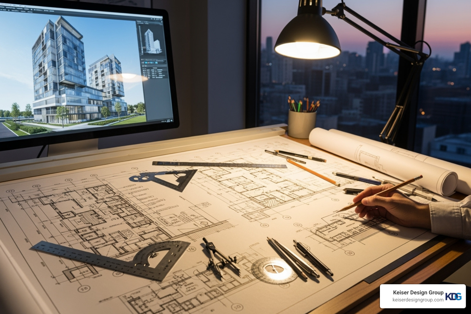 architectural floor plan with annotations - architectural drafting and design
