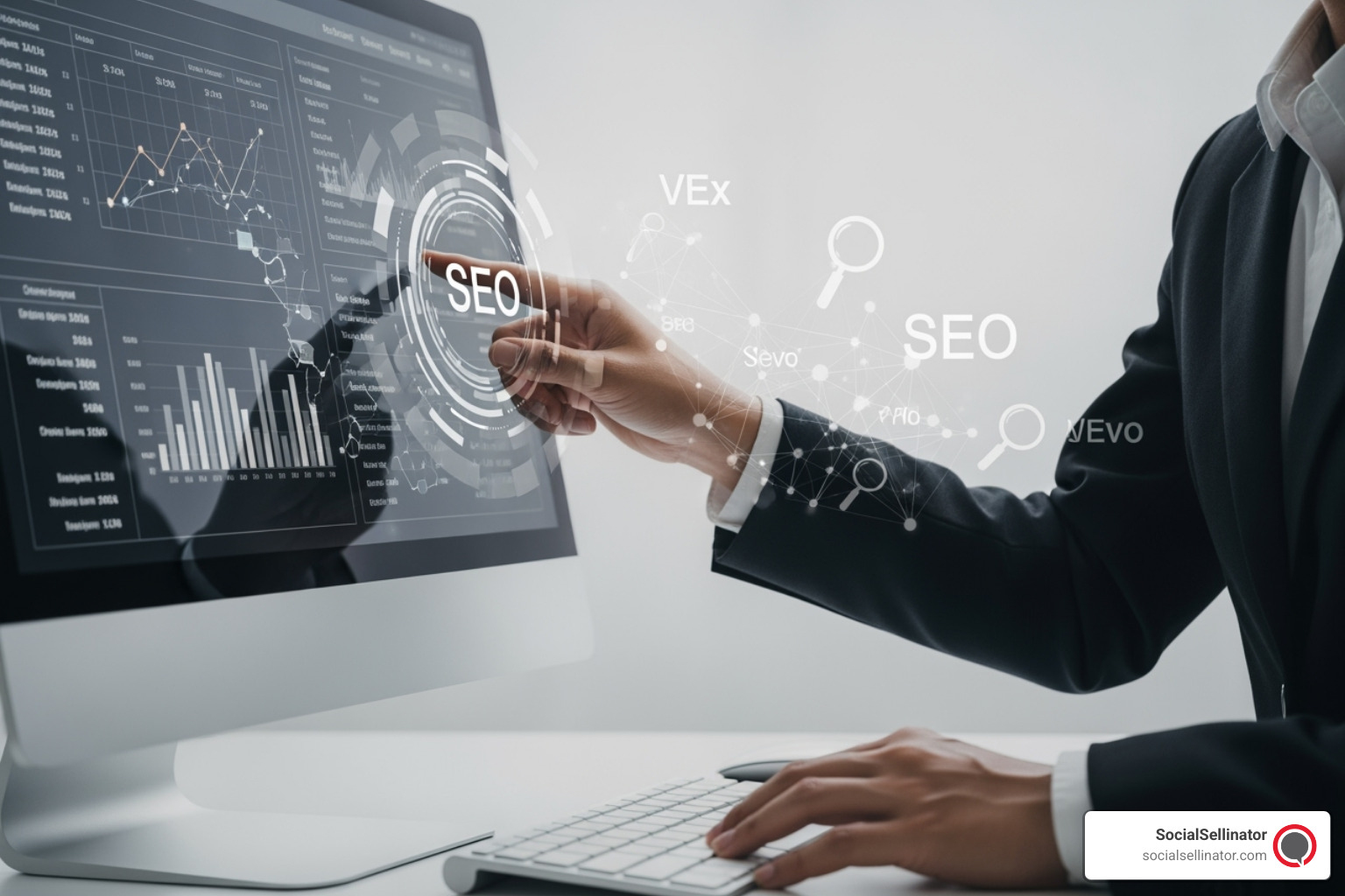 comparing a poorly formatted wall of text with a well-structured, readable article - seo content optimisation