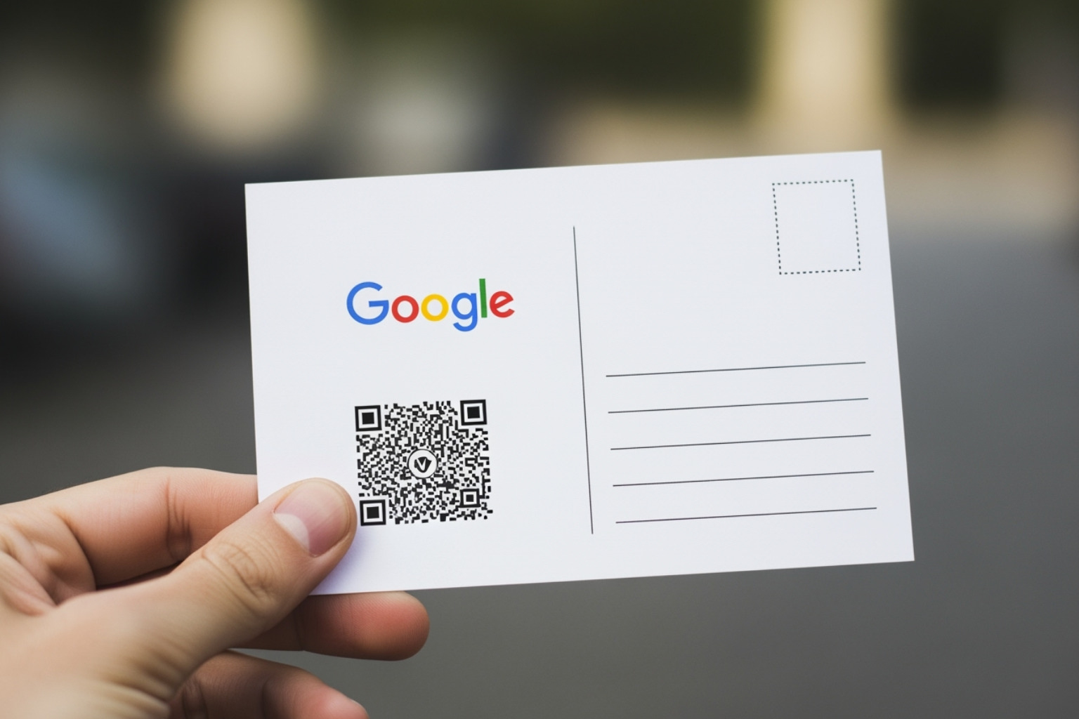 A GMB verification postcard - SEO and GMB