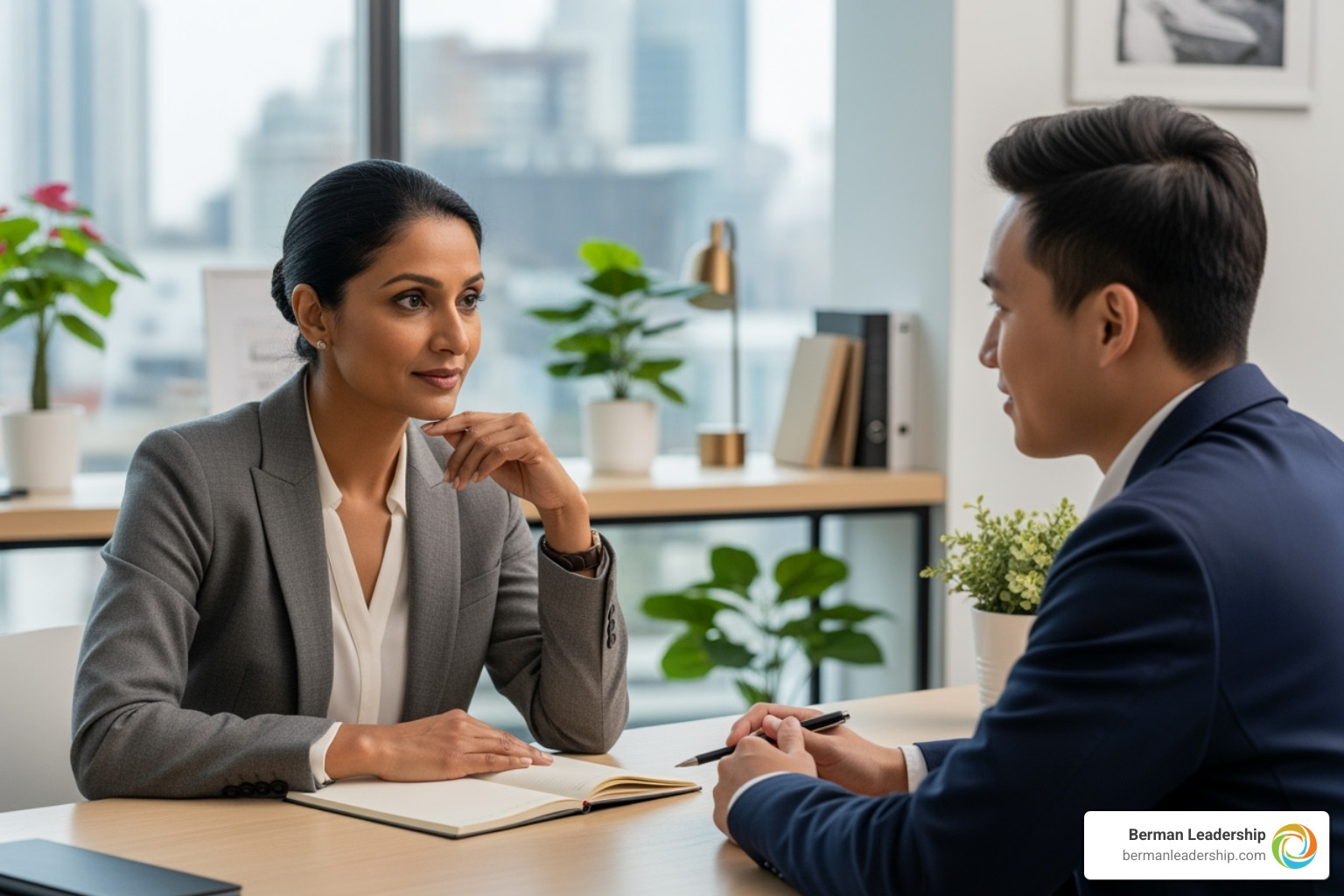 Manager coaching employee - high potential development